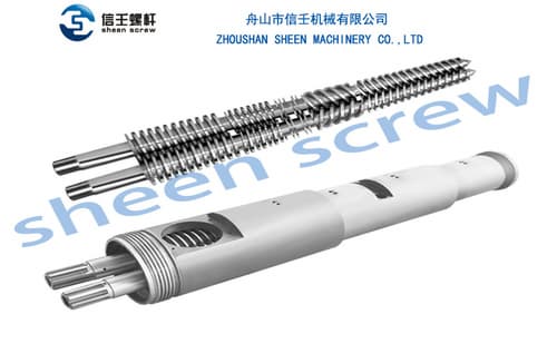 Conical Twin Screw and Barrel for Extruder